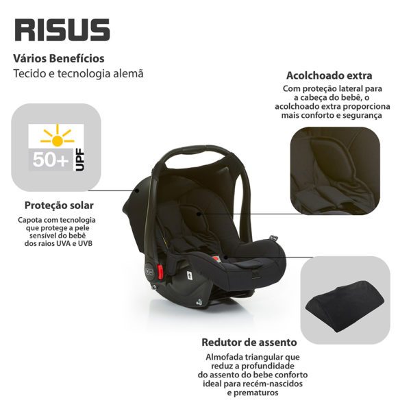 Bebê Conforto Risus black -  Abc Design - 101045219 - Image 4