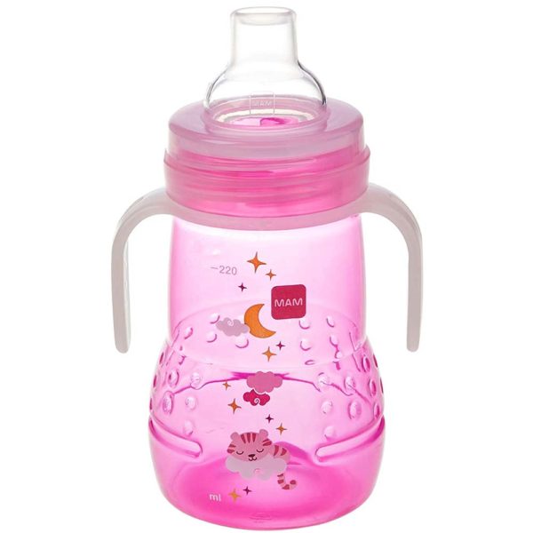Copo de Transição Trainer+ Night 220ml rosa - Mam - 4218 - Image 2