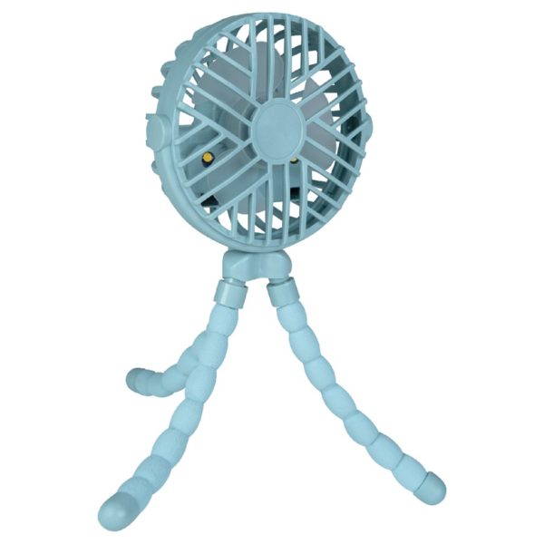 Mini Ventilador p/ Berço e Carrinho azul- Buba - 13210 - Image 4