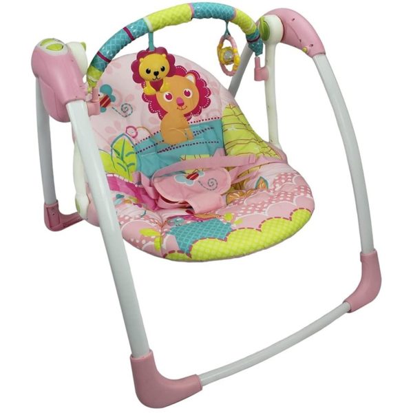 Cadeira de Descanso Automática c/ Timer Leão rosa médio - Mastela - 6519 - Image 2
