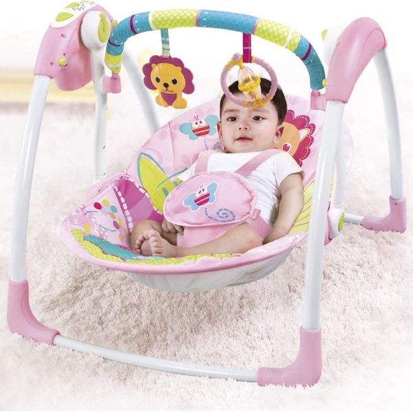 Cadeira de Descanso Automática c/ Timer Leão rosa médio - Mastela - 6519 - Image 6