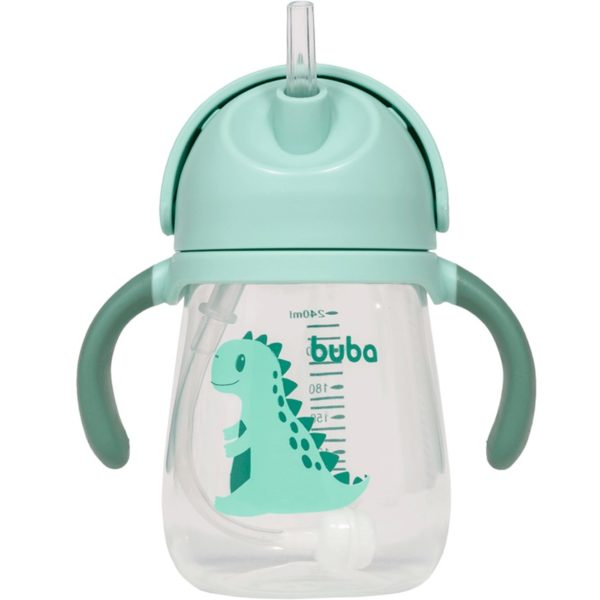 Copo Dino com Alça Removível verde água - Buba - 11826 - Image 3
