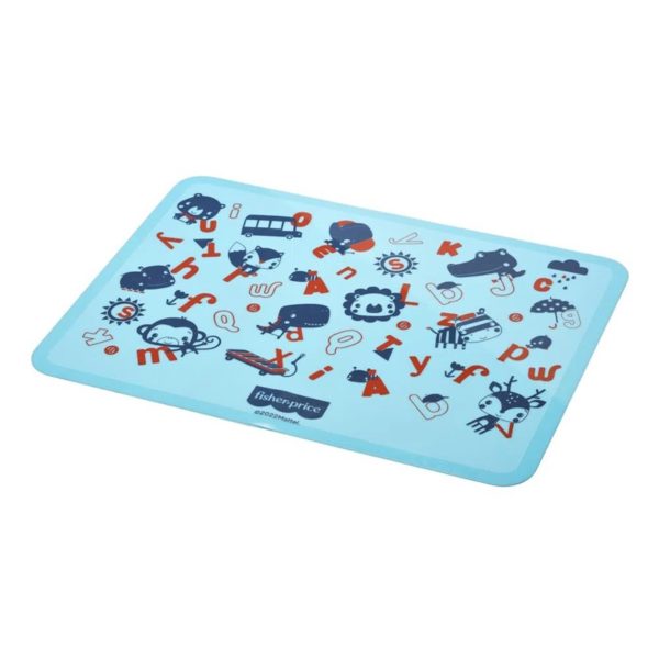Lugar Americano de Silicone Estampado Yummy! azul - Fisher Price - BB1195 - Image 2