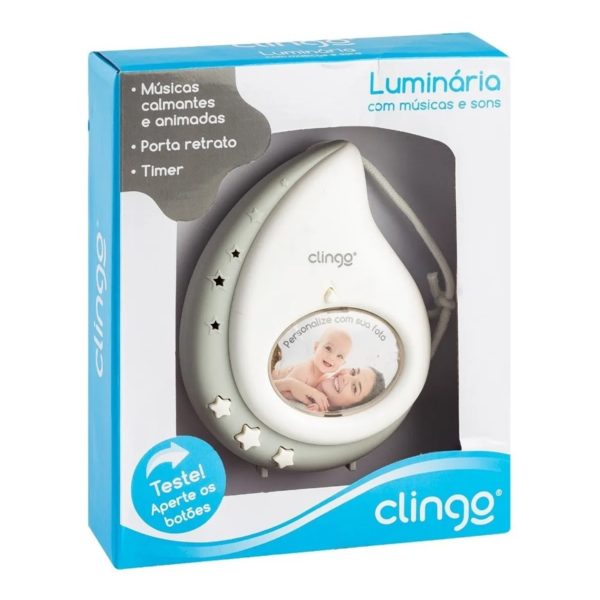 Luminária com Luz e Sons Gota - Clingo - C2408