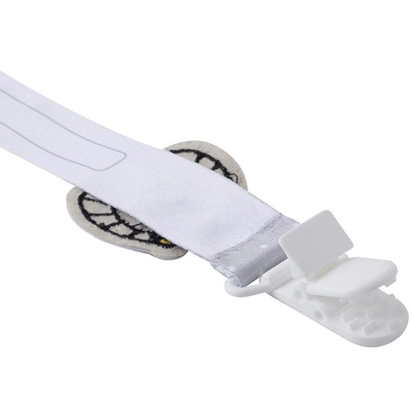 Prendedor de Chupeta Leão Cinza Poá – Clingo - C7027 - Image 3