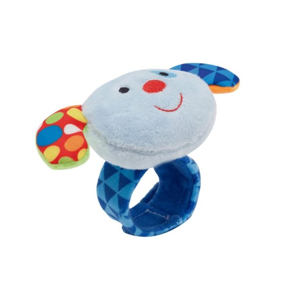 Pulseirinha Chocalho Baby Happy Zoo Cachorrinho azul - Buba - 09828C - Image 2