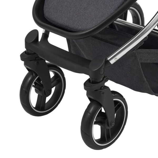 Carrinho c/ Moisés Travel System Como 4 Diamond Asphalt - Abc Design - 1200105-A - Image 5