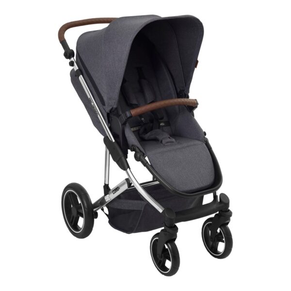 Carrinho c/ Moisés Travel System Como 4 Diamond Asphalt - Abc Design - 1200105-A - Image 8
