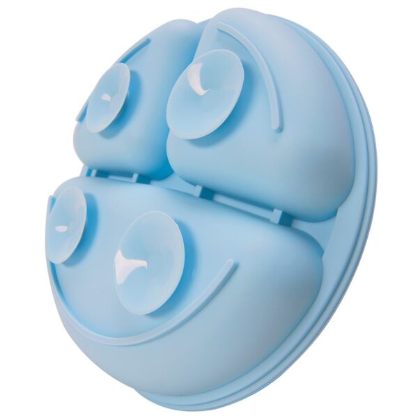 Pratinho em Silicone c/ Ventosas e Divisórias Azul - Buba - 15630 - Image 4