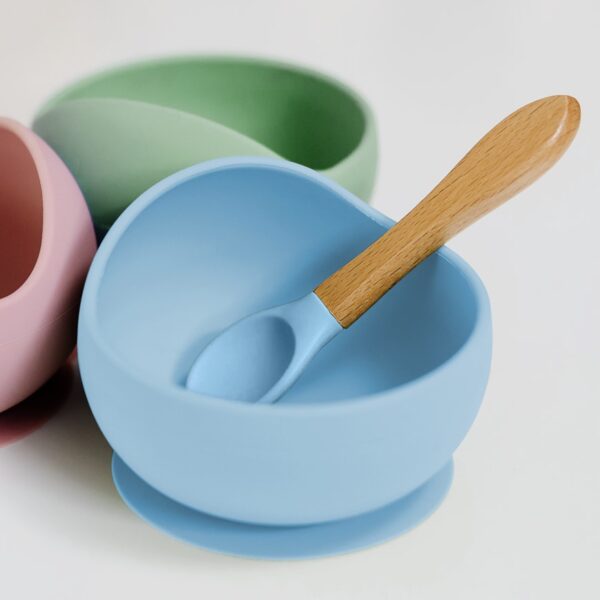 Colher em Silicone e Bambu Azul - Buba - 15822 - Image 3