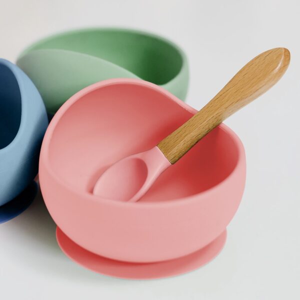 Colher em Silicone e Bambu Rosa - Buba - 15823 - Image 3