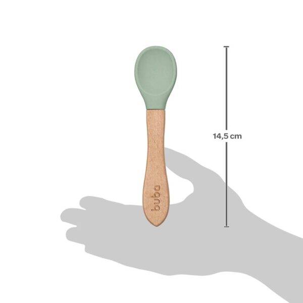 Colher em Silicone e Bambu Verde - Buba - 15824 - Image 2