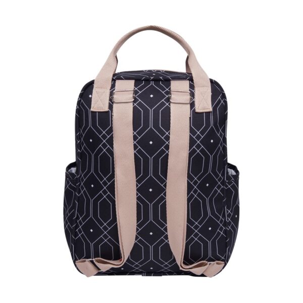 Mochila Média Felicidade Preta c/ Bolso Térmico - Pirulitando - 636PT - Image 3