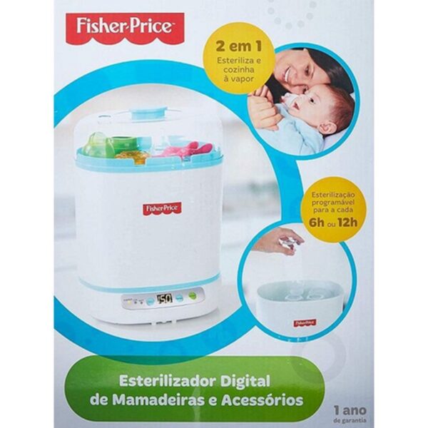 Esterilizador Digital de Mamadeiras - Fisher Price - BB303 - Image 6
