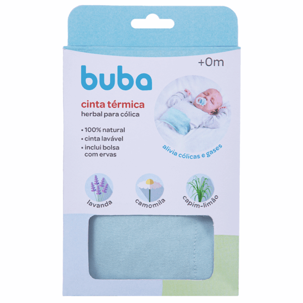 Cinta Térmica Herbal p/ Cólica Azul - Buba - 14186