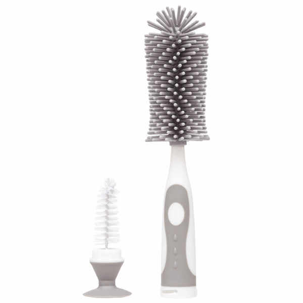 Escova p/ Mamadeira em Silicone Cinza - Buba - 16276 - Image 2