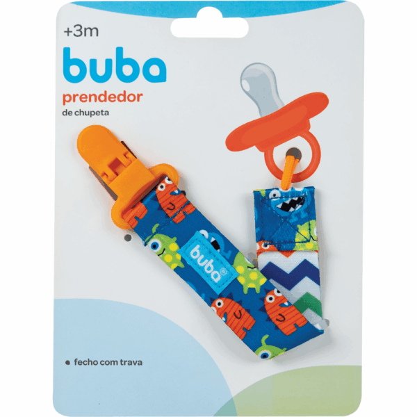 Prendedor de Chupeta Monstrinhos - Buba - 7479