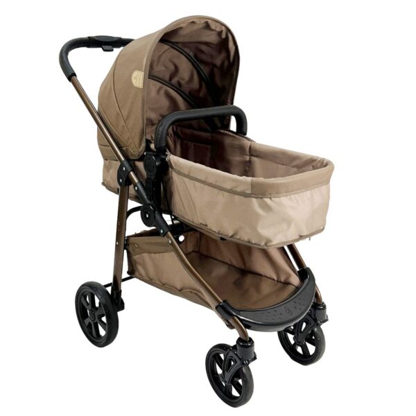 Carrinho Moisés Extreme Havanna c/ Bebê Conforto - Galzerano - 1443HV